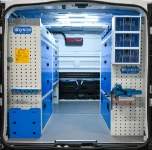 01_The Trafic L1 H1 for a lock change service, with Syncro racking and accessories