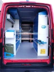 01_The Volkswagen Crafter with Syncro System racking for the fire brigade
