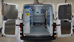 01_The VW Crafter L3H2 with Syncro racking for a plumber