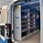 02_Open shelves in the special racking system for hair and beauty supplies