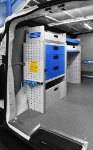 02_Syncro drawers, shelves and retaining systems in the Opel Vivaro