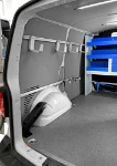 02_The left of the VW Transporter, with cargo lashing bars and accessories