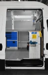 03_Racking and accessories in the work area of the Iveco Daily