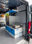 03_Syncro’s work top and racking with the customers own equipment in the Fiat Ducato