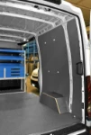 03_The marble-look plywood floor liner in the Iveco Daily
