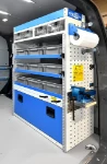 03_The right of the first Transporter with Syncro’s shelves of removable plastic containers