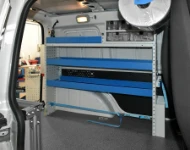 04_The racking in the Caddy, seen from the side door