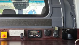 04_The Sprinter’s high-tech systems inside the bulkhead cabinets