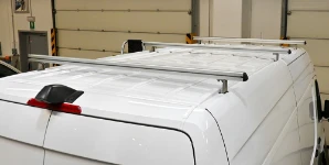 05a_The roof rack on the electrician’s Mercedes Sprinter