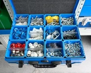 06_A case in a Syncro racking system, with 12 trays