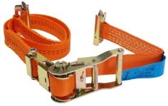 A cargo lashing strap: 4000 kg breaking strain