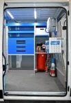 A closer look at the Ducato’s racking and compressor