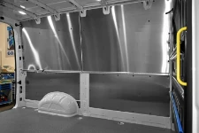 A closer look at the MAN TGE’s lined interior