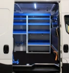 A detail of the Daily’s left side