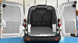 A floor liner and interior liners in a Courier