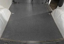 A floor liner in a Caddy