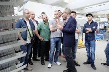 A guided tour around Francom during the Open Doors event on 19 May