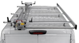 A ladder rack on a Ducato