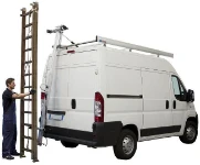 A ladder rack on a Jumper