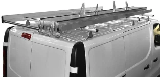 A ladder rack on an NV300