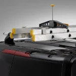 A ladder secured by Safeclamps