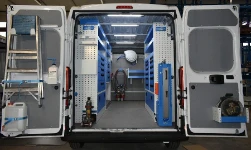 A mobile workshop in a Ducato