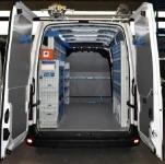 A mobile workshop in a Renault Master