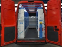 A mobile workshop in an Iveco Daily