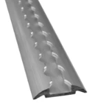 A rounded profile aluminium cargo rail