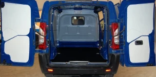 A Scudo with bodywork protection
