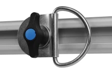 A sliding fitting with steel ring on a bar