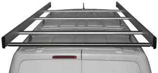 A steel and aluminium roof rack on an Expert