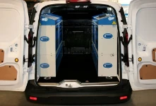 A Syncro System upfit in a boiler technician’s van