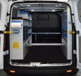 A view of the Custom’s racking system