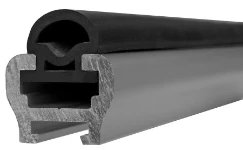 Bar with rubber profile to prevent scratching delicate cargo