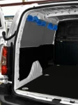 Cable holders on the Berlingo’s left side wall