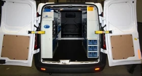 Converted van for electrical contractors
