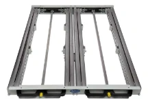 Double slide: Closed position