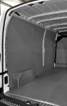 Floor and bodywork liners in the Opel Movano