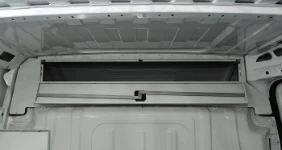  overhead cab storage box: open