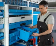 PROFIBOX container inside the van