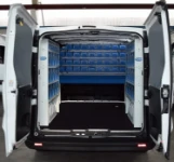 Racking for a plumbing business in an NV300