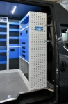 Racking on the Iveco Daily’s bulkhead