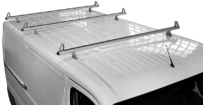 Roof bars on a Fiat Ducato