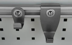 Steel hooks for slider bar