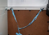 Straps and locking claps for securing materials and equipment