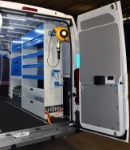 The Ducato’s right side wall with drawer cabinet