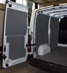 The floor and interior liners on the left of the NV400