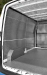 The left of the Sprinter, showing the floor and bodywork liners