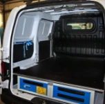 The Nissan NV200’s underfloor drawers and raised floor